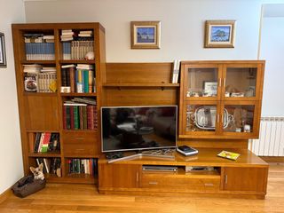 Mueble salón madera cerezo macizo