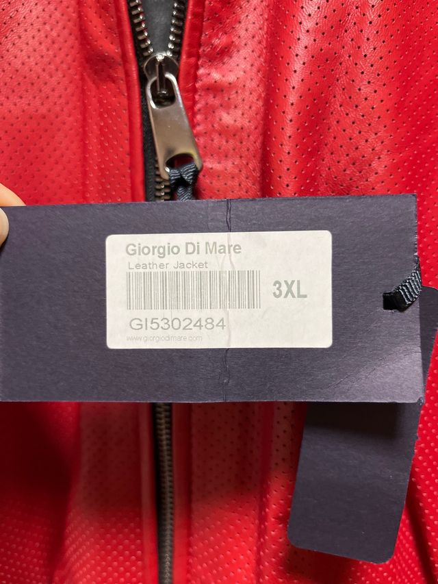 Cazadora Giorgio Di Mare Roja. Sin estrenar