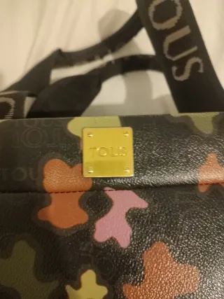 Bolso Tous Negro Multicolor Oso