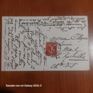 Postal Pioneros del Aire 1907 Wright