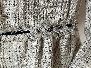 Blazer Zara Tweed Corte Peplum Nuevo