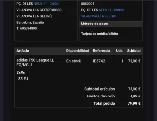 Botas Fútbol Adidas F50 Nuevas