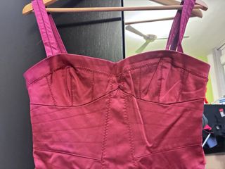 Vestido Mango Talla S granate