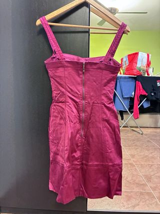 Vestido Mango Talla S granate