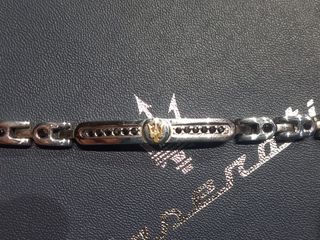 Bracciale Maserati Uomo Acciaio Nero Argento