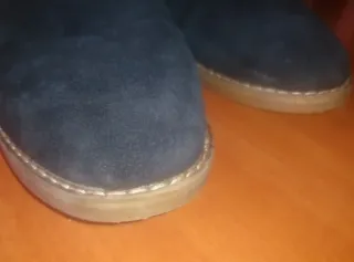 Botas Chelsea azul sin cordones Talla 42