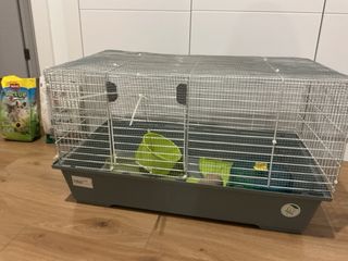 Jaula conejo/cobaya + accesorios