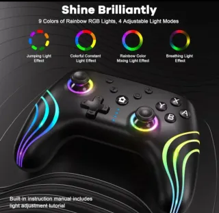 Mando Inalámbrico RGB Bluetooth Compatible PC