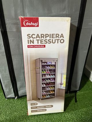 Scarpiera 9 ripiani tessuto Dafagi