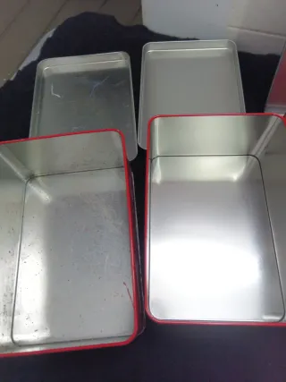 Lote 3 Cajas Metálicas Coca-Cola