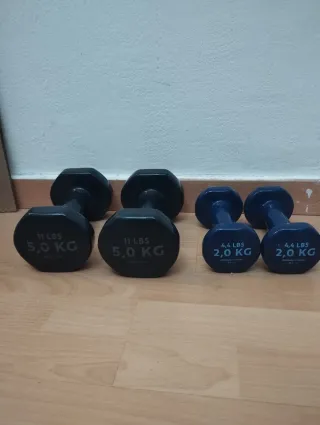 Kit Gimnasio Mancuernas, barras, poleas y mas leer