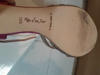 Sandalias R&F Fuccia Talla 38.5