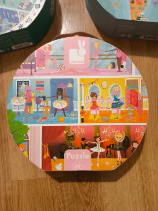 Lote 3 Puzzles Janod