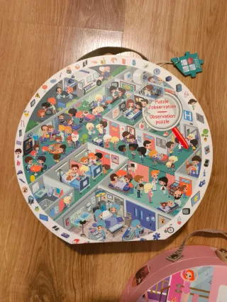 Lote 3 Puzzles Janod