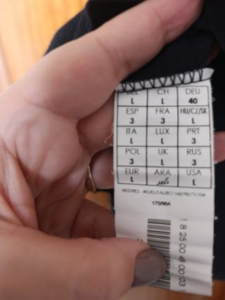 Camiseta Negra Promod Talla L Algodón Detalles