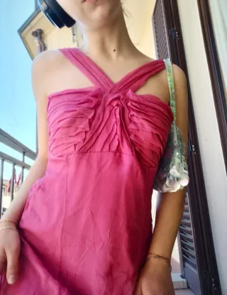 romantic flowers Pink dress