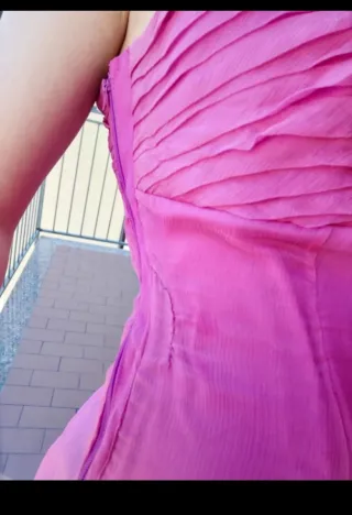 romantic flowers Pink dress