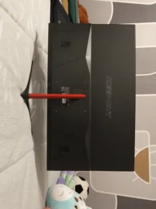 Monitor Gaming Nero e Rosso