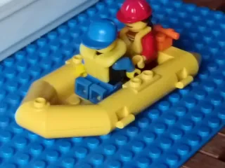 Lotto Lego marittimo (con base e minifigure)