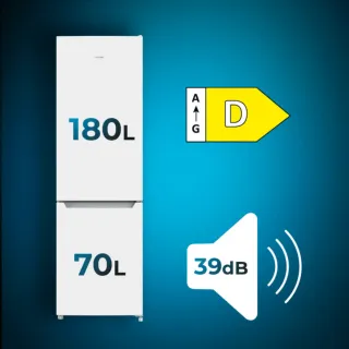 Nevera Cecotec blanca