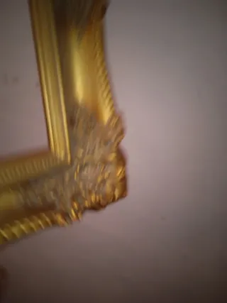 Marco Dorado Resina Decorativo