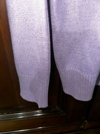 Giacchetta viola con bottoni