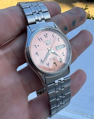 Seiko 5 Reloj Automático Dial Árabe Vintage