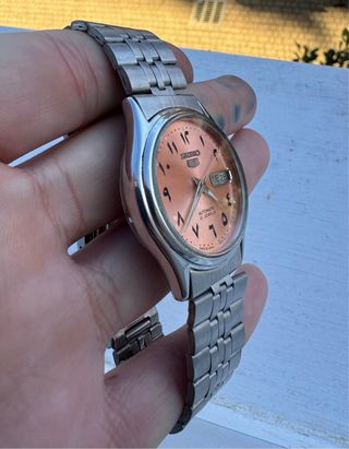 Seiko 5 Reloj Automático Dial Árabe Vintage