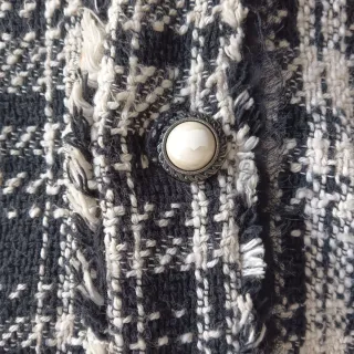 Chaqueta Tweed Cuadros