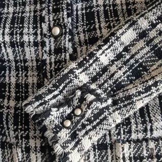 Chaqueta Tweed Cuadros