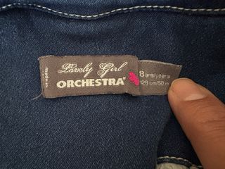 Cazadora vaquera Orchestra azul con borreguillo