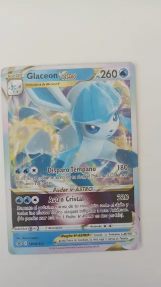 Glaceon V ASTRO Pokémon Carta