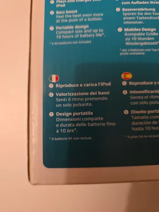 Logitech S125i Altoparlante Portatile per iPod