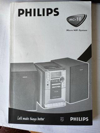 Equipo de música Philips CD