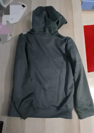 Sudadera Nike Unisex Gris y Blanca Talla 122-128cm