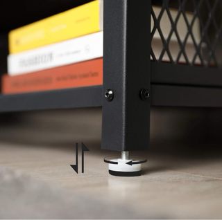 Mueble TV rústico industrial 3 estantes