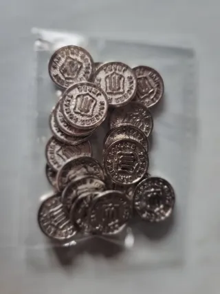 Baraja Española Heraclio Fournier y 20 monedas mus