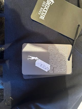 Camiseta Boxeur Des Rues Manga Larga Negra Talla L