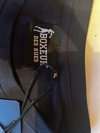 Camiseta Boxeur Des Rues Manga Larga Negra Talla L