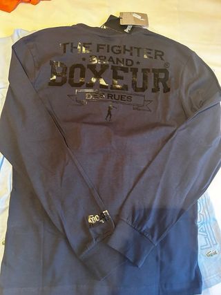 Camiseta Boxeur Des Rues Manga Larga Negra Talla L