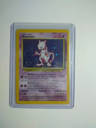 Mewtwo Holo Base Set Español 1995