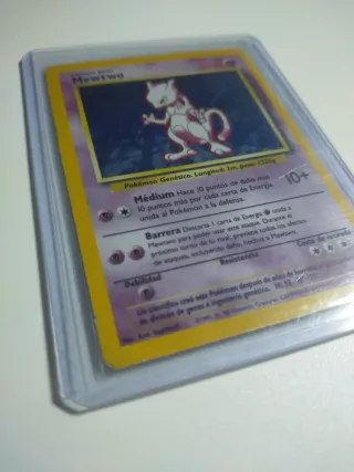 Mewtwo Holo Base Set Español 1995
