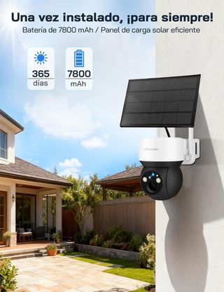 CÁMARA SEGURIDAD 4G SOLAR 2.5K SIN WIFI SIM AUDIO