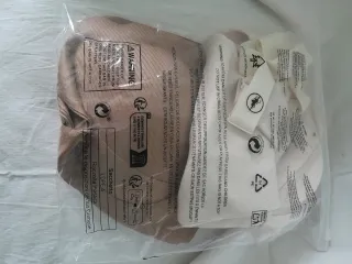 2 Sujetadores sin aro beige/marrón talla 2XL