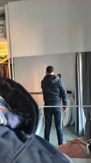 Chaqueta Harrington Negra