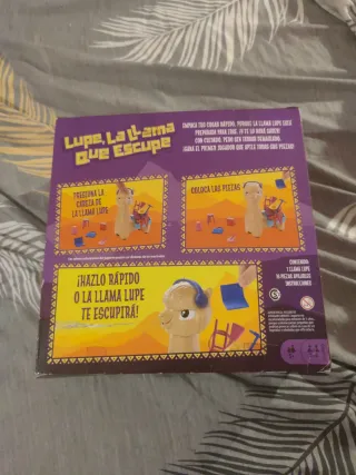Juego Lupe La Llama que escupe