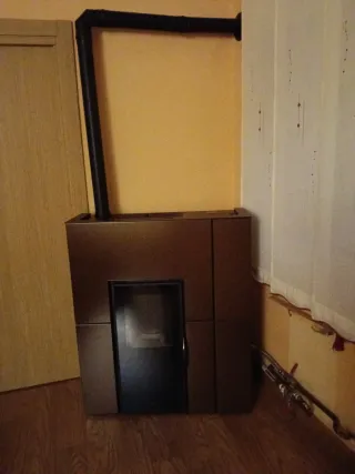 Hidroestufa de pellets hidráulica