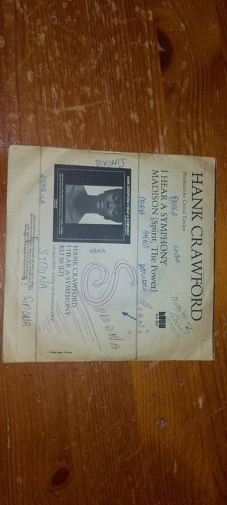 Hank Crawford 45 giri Jazz