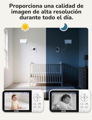 CÁMARA VIGILANCIA BEBÉ 3.2" HD VOX VISIÓN NOCTURNA