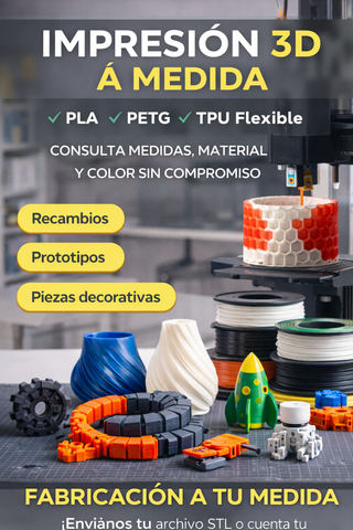 Impresión 3D a medida | Piezas personalizadas